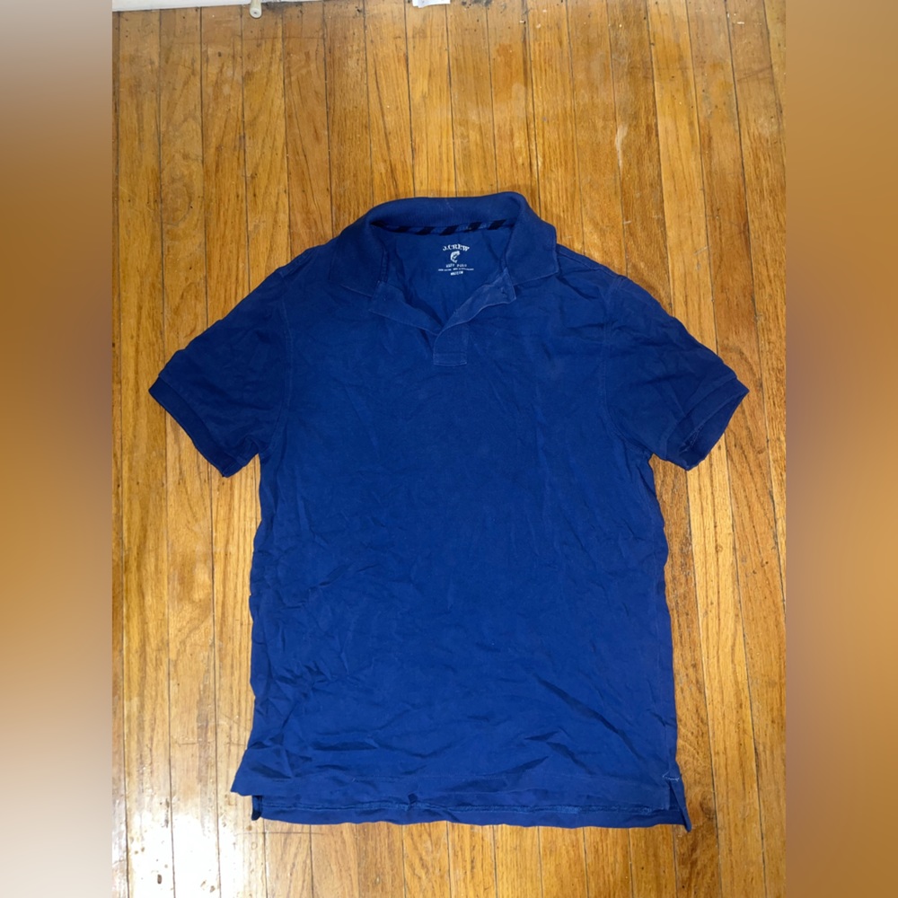 J. Crew Pique polo Medium Royal Blue